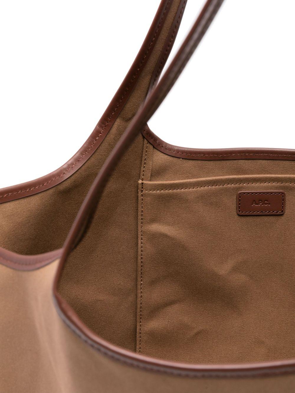 leather tote bag Product Image