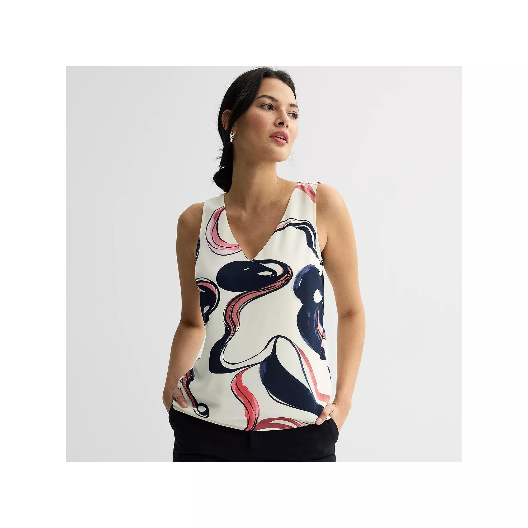 Womens Nine West V-Neck Tank Top Product Image