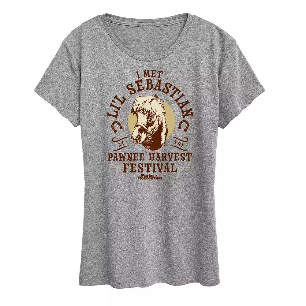 Women's Parks & Rec Lil Sebastian Graphic Tee, Girl's,  Product Image