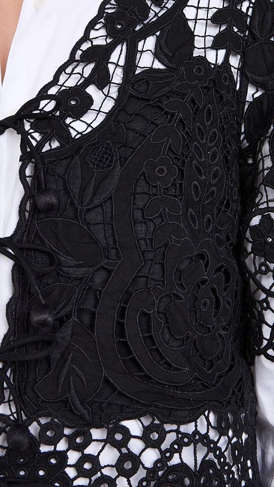 Sea Gianna Lace Tie Front Top | Shopbop Product Image