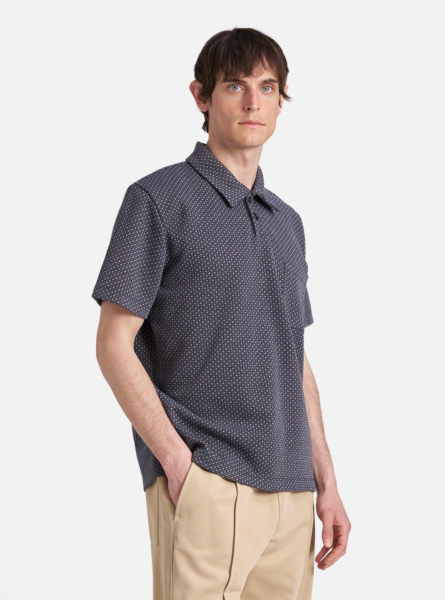 Navy Argyll Jersey Newlyn Polo Product Image