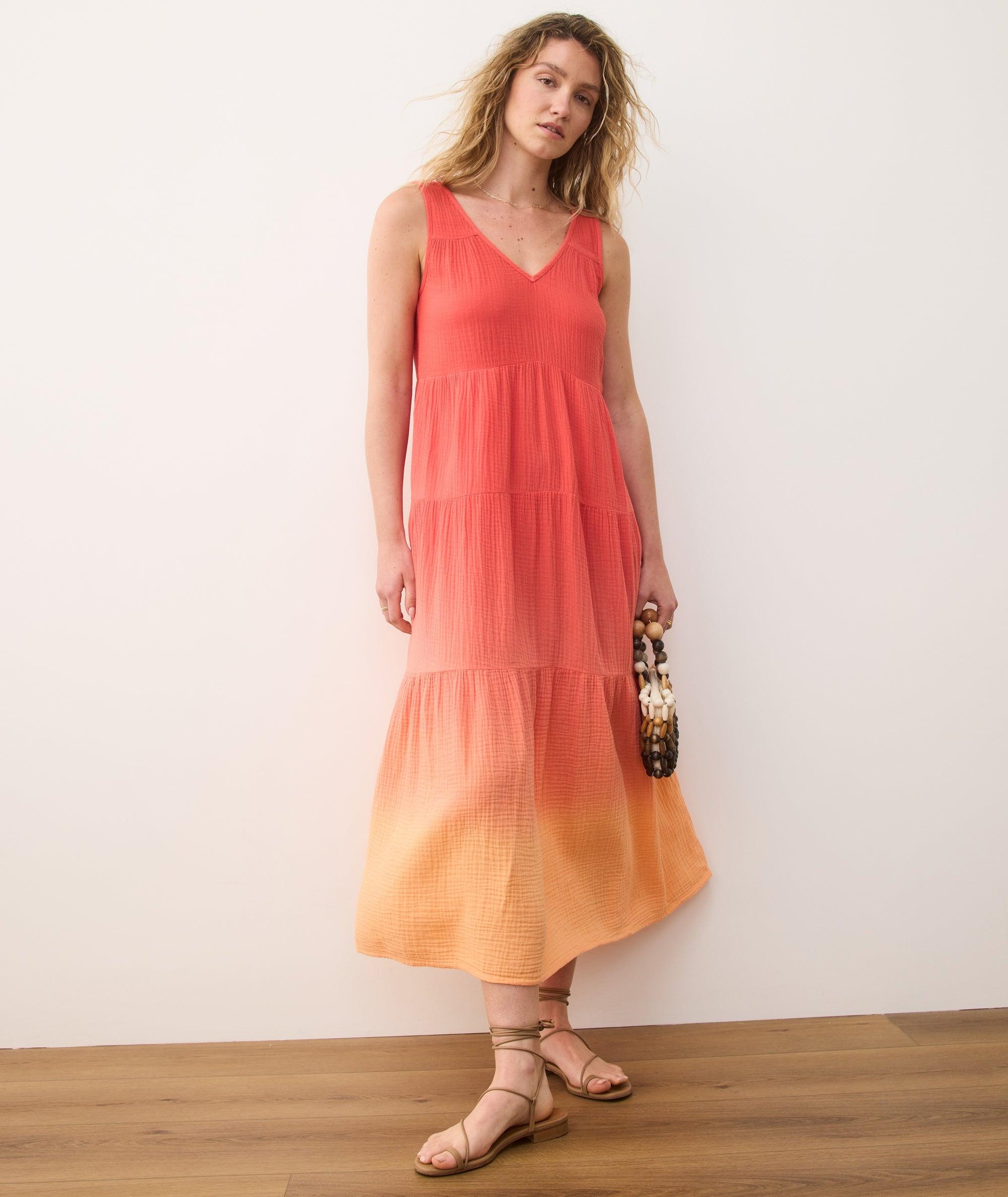 Corinne Double Cloth Maxi Dress Product Image