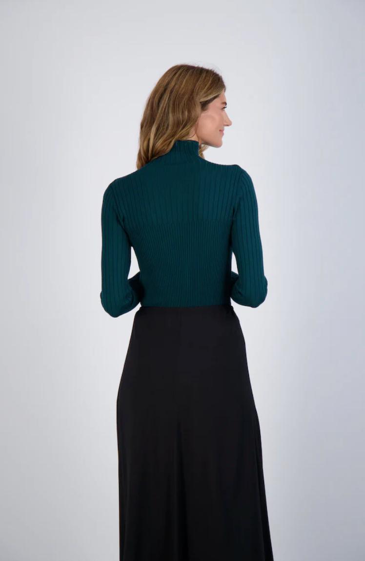 Pashmina Basic Rib Mock Neck Top Product Image