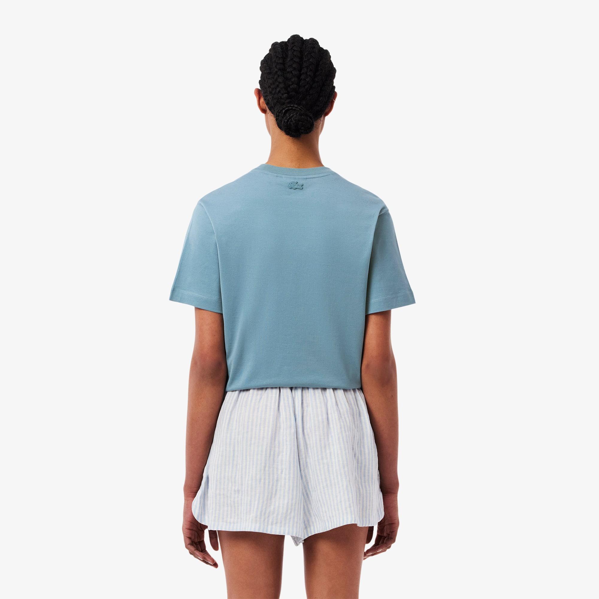 Crocodile Print Jersey T-shirt Product Image