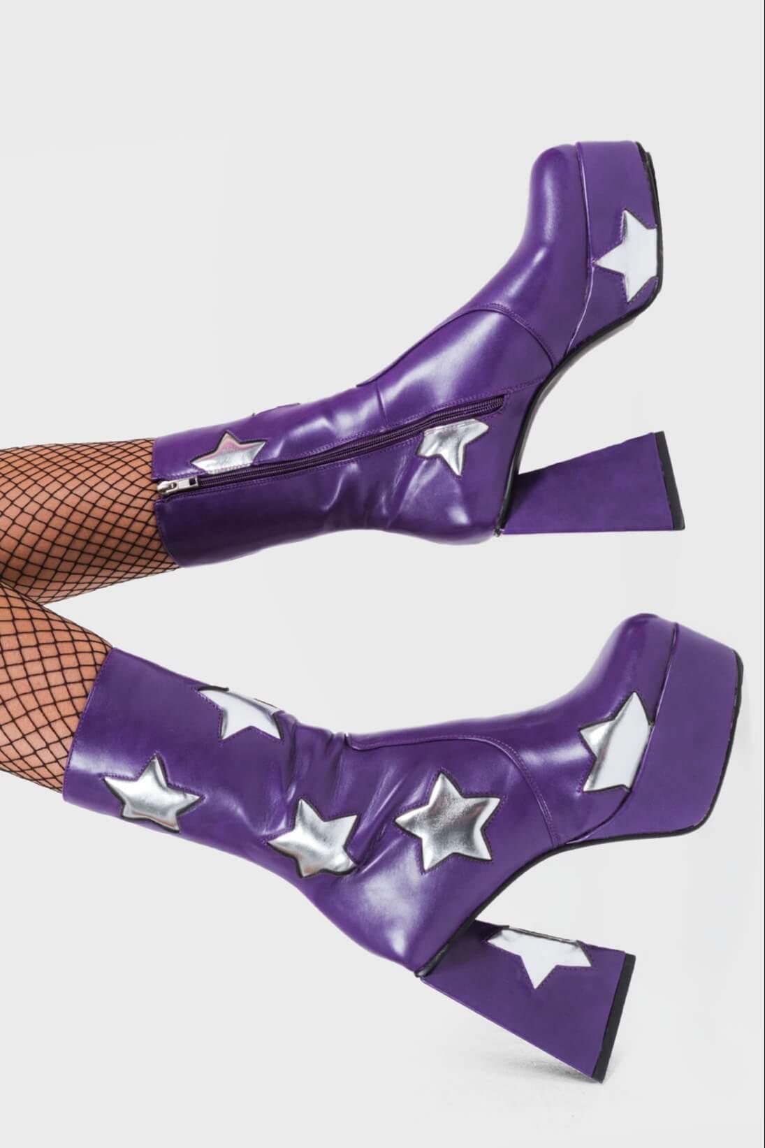 Seeking Stars Platform Ankle Boots Product Image
