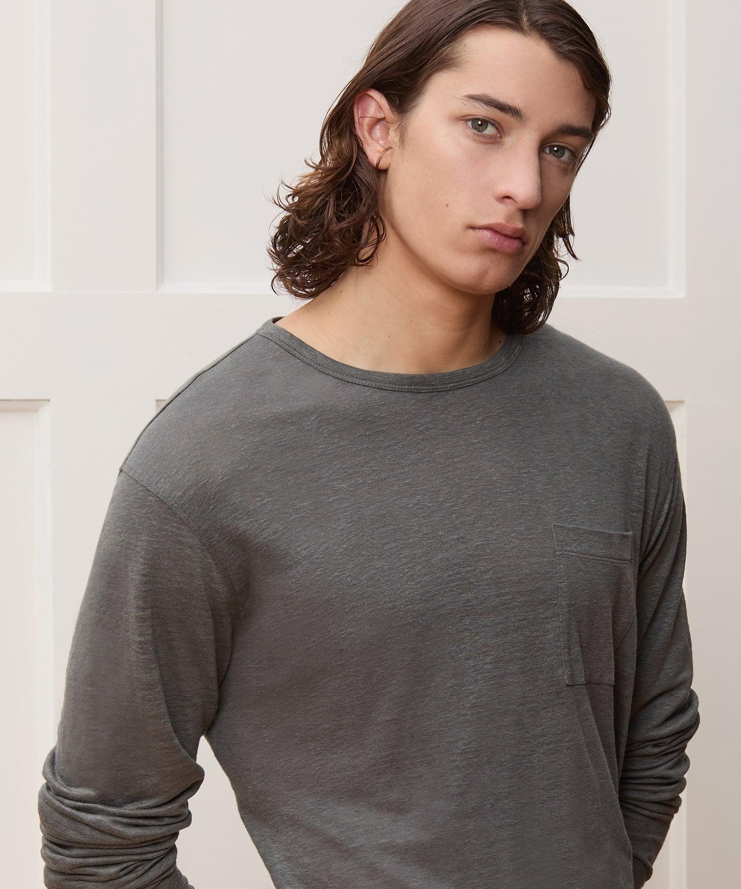 Linen Jersey Pocket Tee Product Image