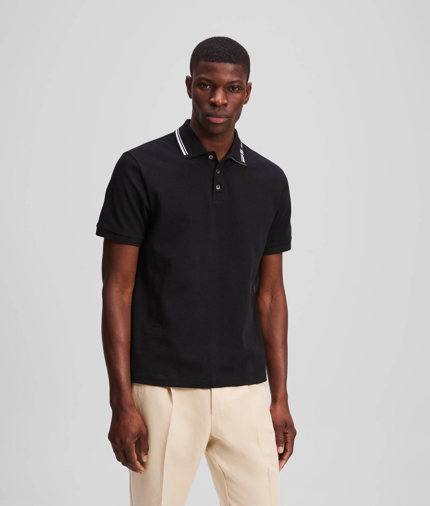 CONTRAST PIPING POLO SHIRT Product Image