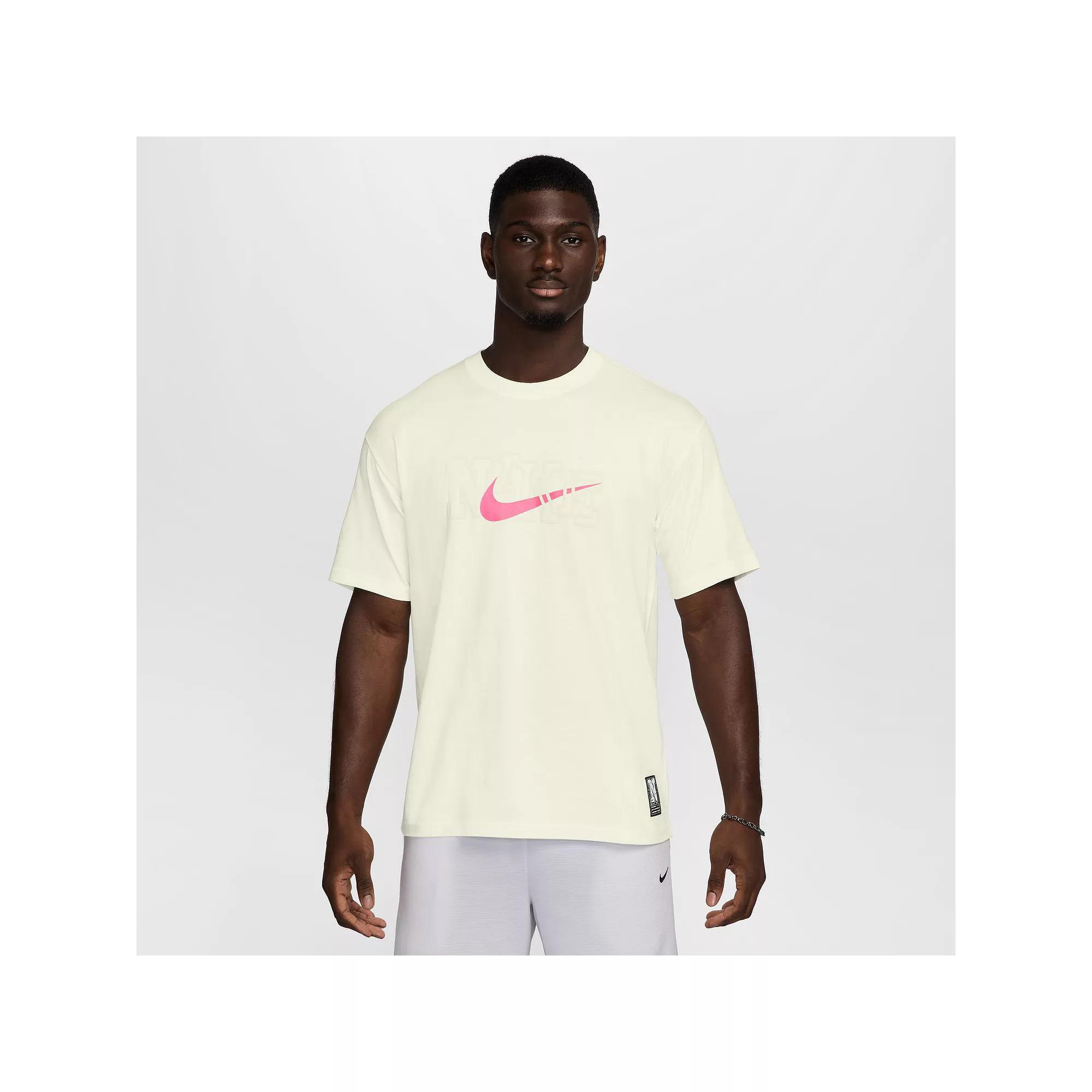 Men's Nike Max90 Logo Graphic Tee, Size: Large, Blue Product Image