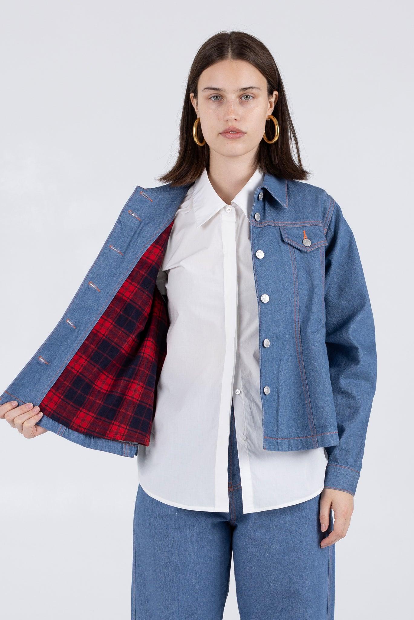 Aviator Jacket - 70’s Blue Product Image