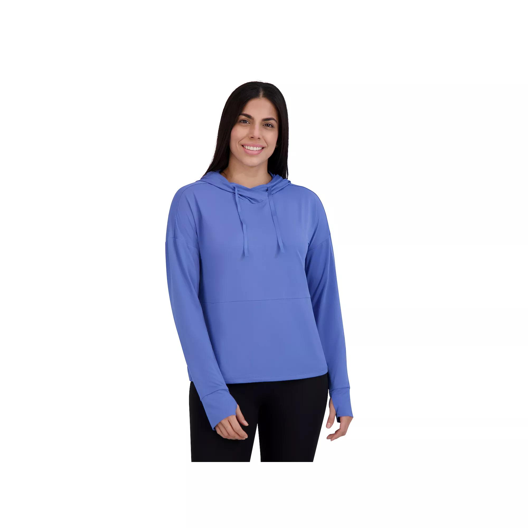 Women's ZeroXposur UPF 50 Sun Protection Hoodie, Size: Medium, Lapis Product Image