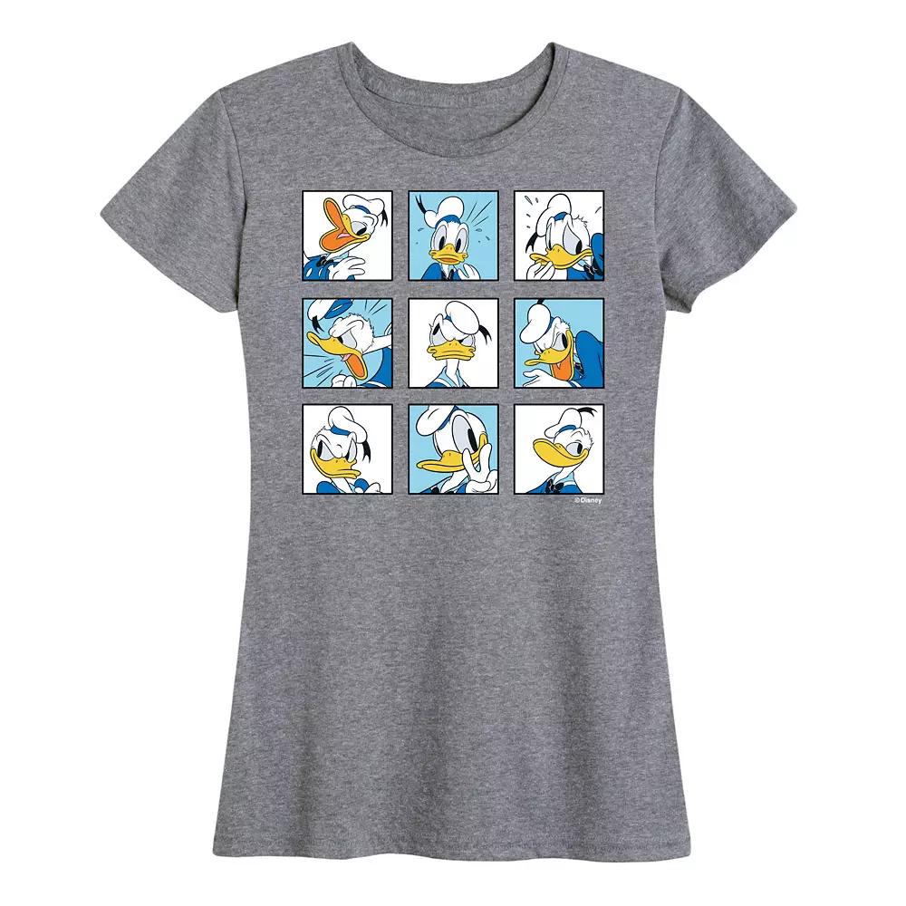 Disney's Donald Duck Women's Grid Graphic Tee,  Product Image