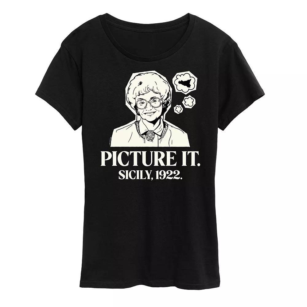 Women's Golden Girls Sophia Picture It Sicily Graphic Tee, Girl's,  Product Image
