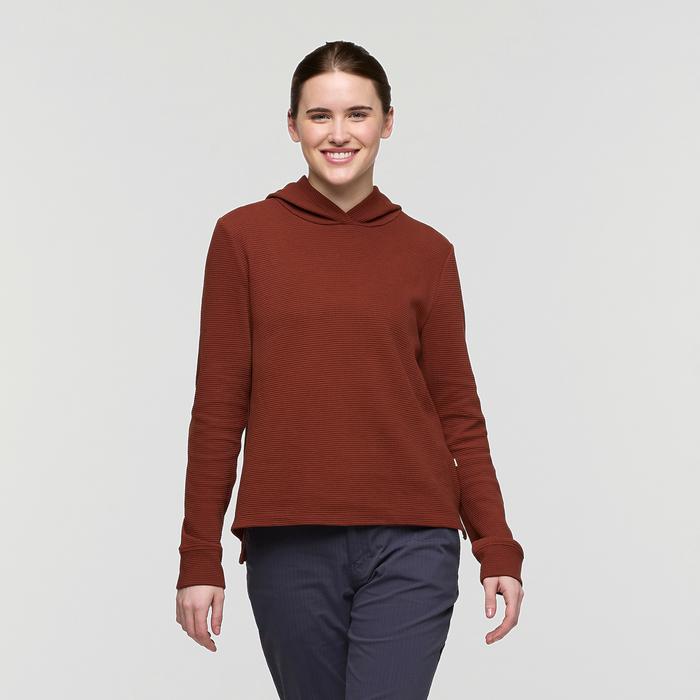 Atajo Long-Sleeve Waffle Hoodie - Women's Product Image