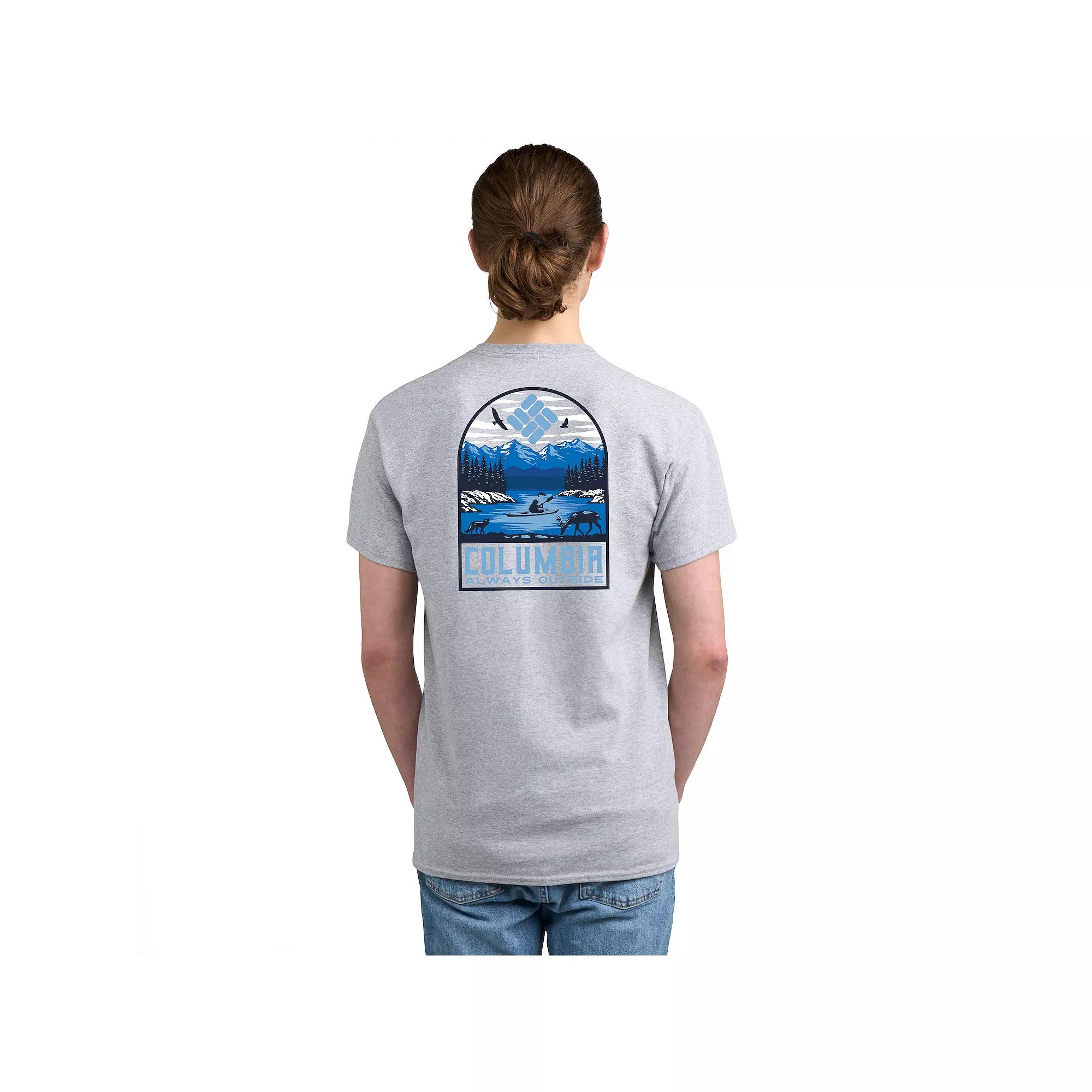 Men's Columbia Americana Adventure Print Short Sleeve Graphic Tee,  Product Image