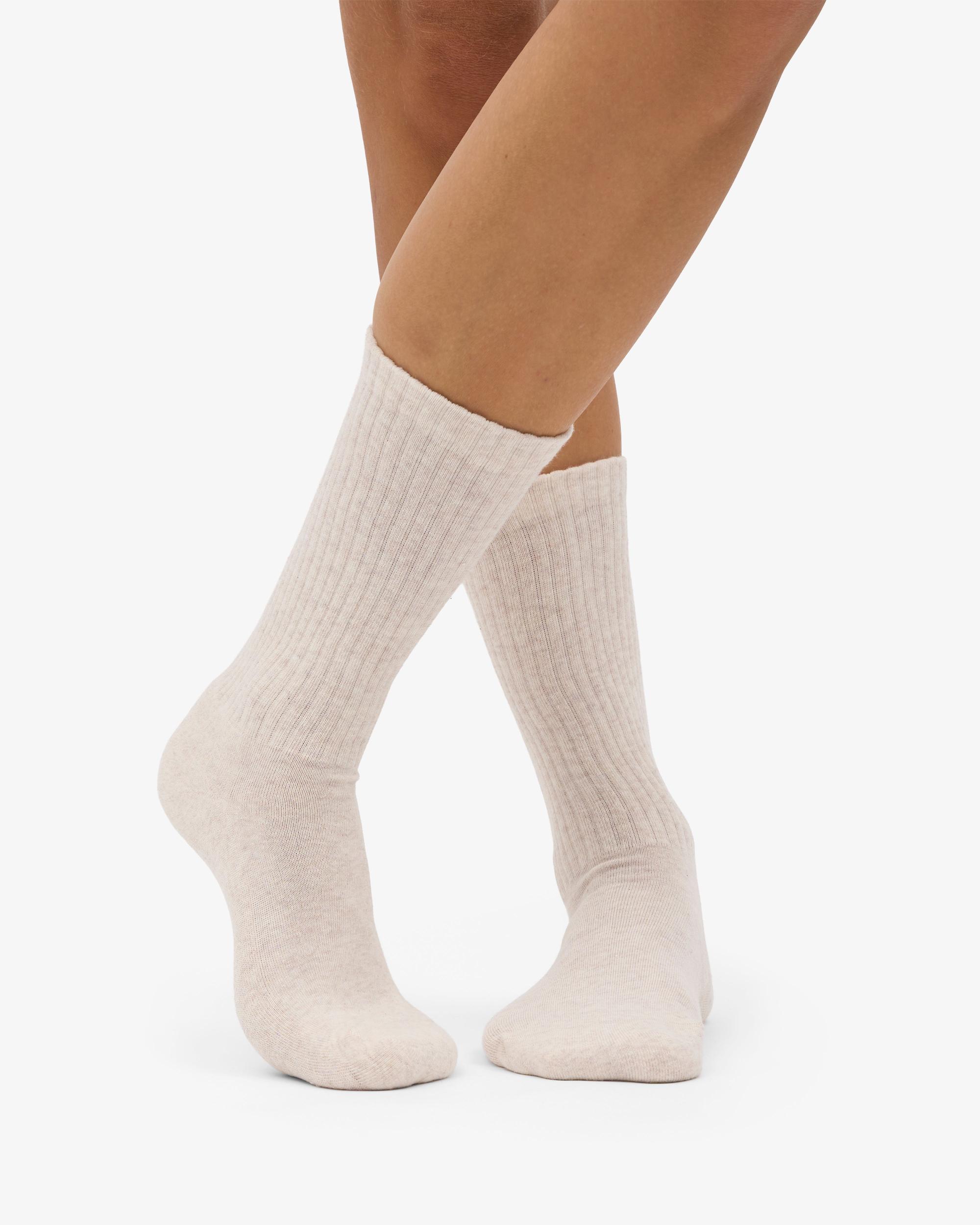 Organic Active Sock - Ivory White Product Image