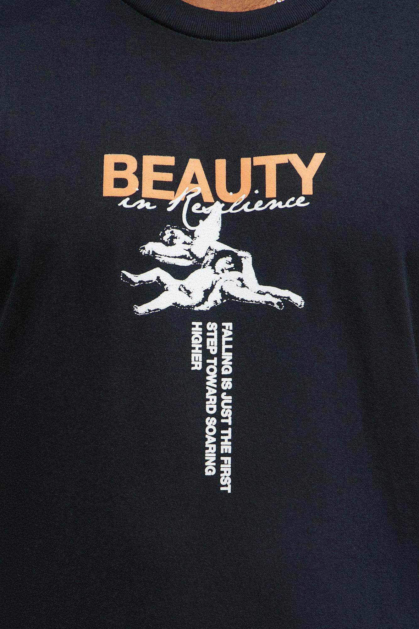 Beauty In Resilience Short Sleeve Tee - Black Product Image