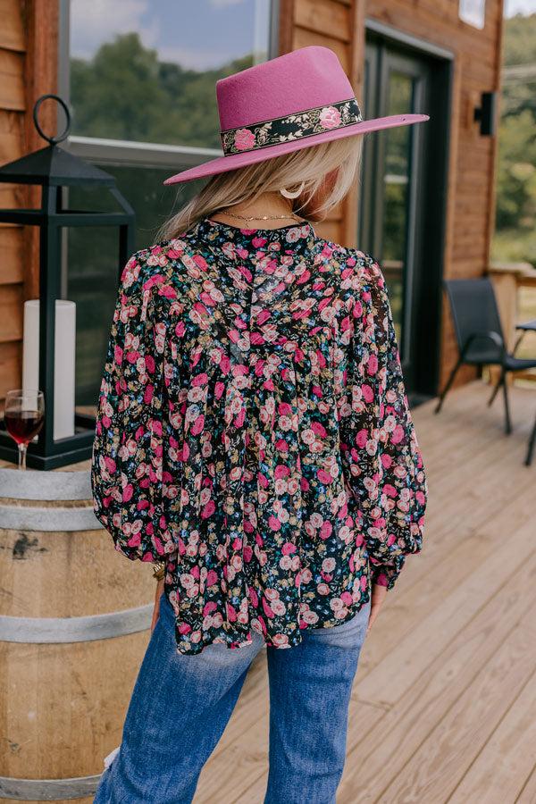 Creative Pursuits Floral Button Up Product Image