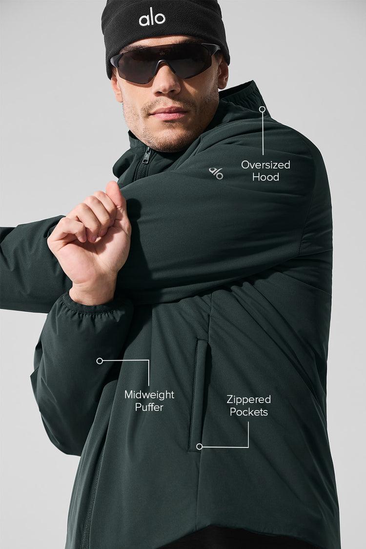 Elemental Full-Zip Jacket - Charcoal Green Product Image
