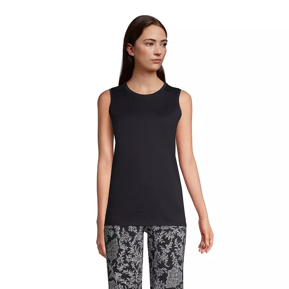 Petite Lands' End Power Performance Tunic Tank Top, Women's,  Product Image