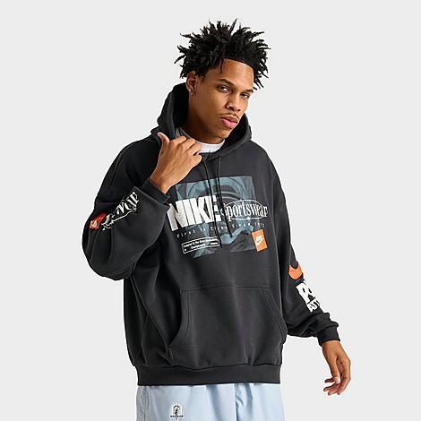 Mens Nike Club Oversized French Terry Pullover Hoodie Product Image