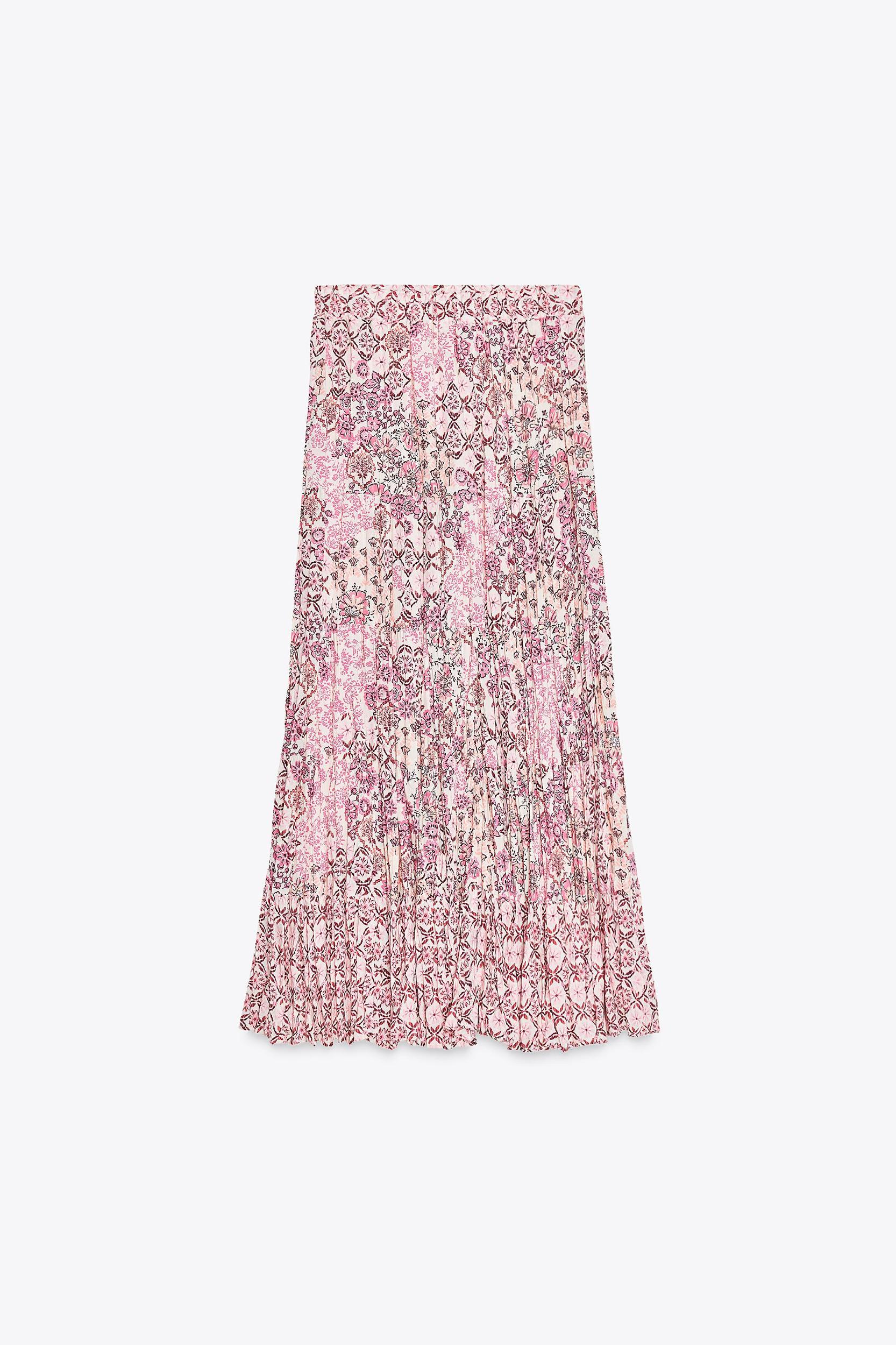 LONG PRINTED SKIRT Product Image