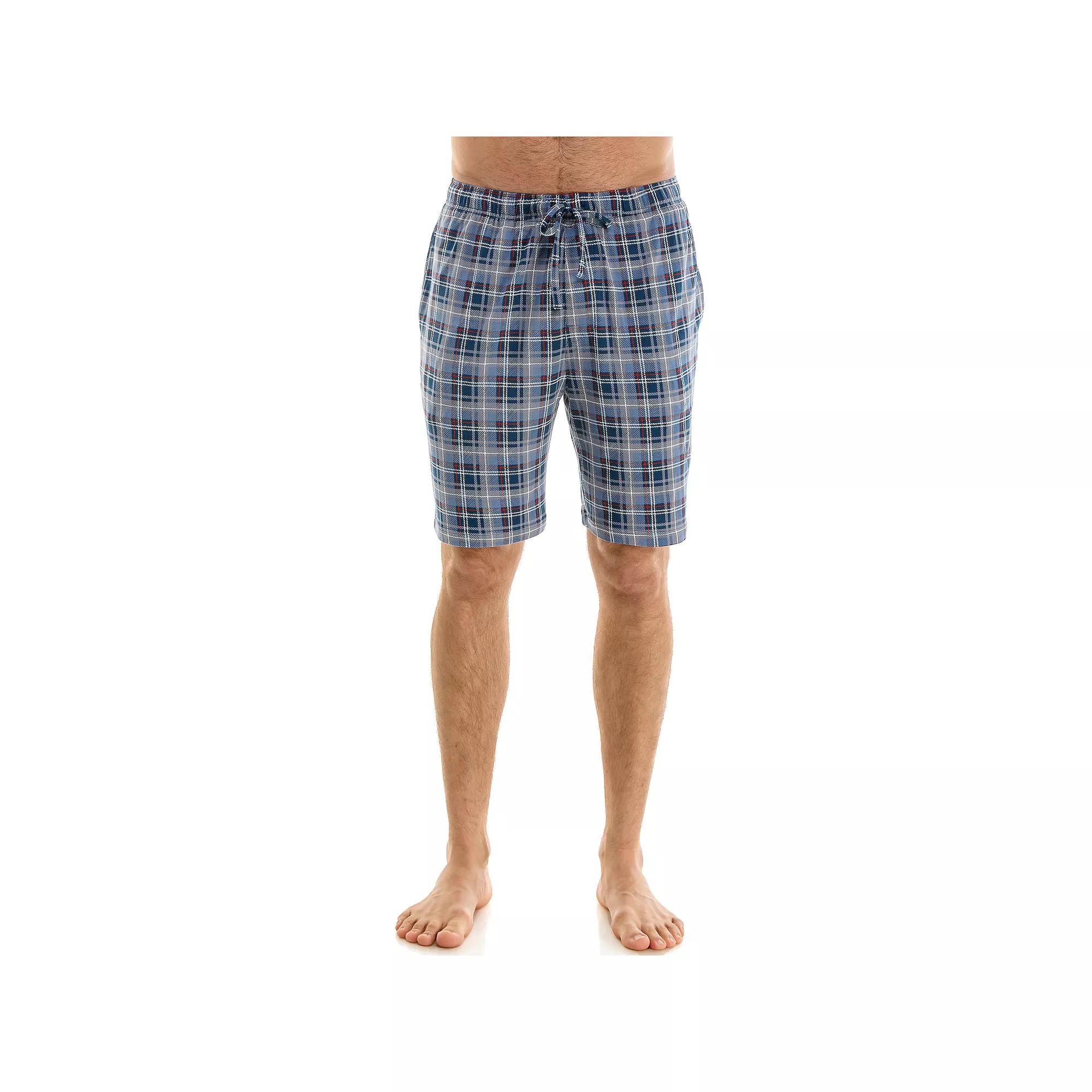 Men's Sonoma Goods For Life® Supersoft Pajama Shorts, Size: Large, Americana Plaid Product Image