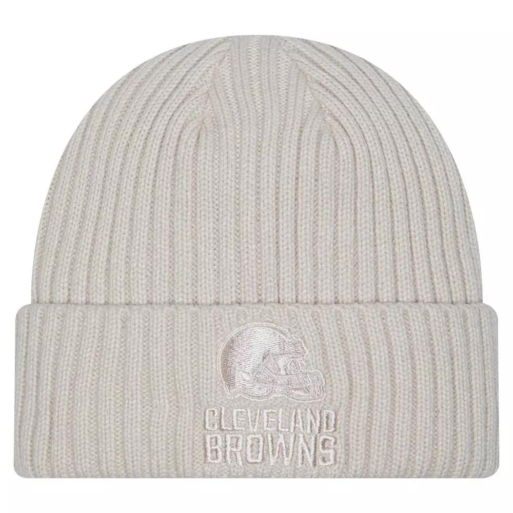 Men's New Era Stone Cleveland Browns Color Pack Cuffed Knit Hat, Team Product Image