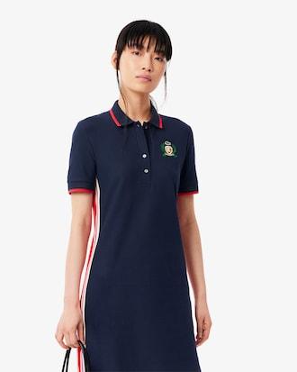 French Made Slim Fit Polo Dress Product Image