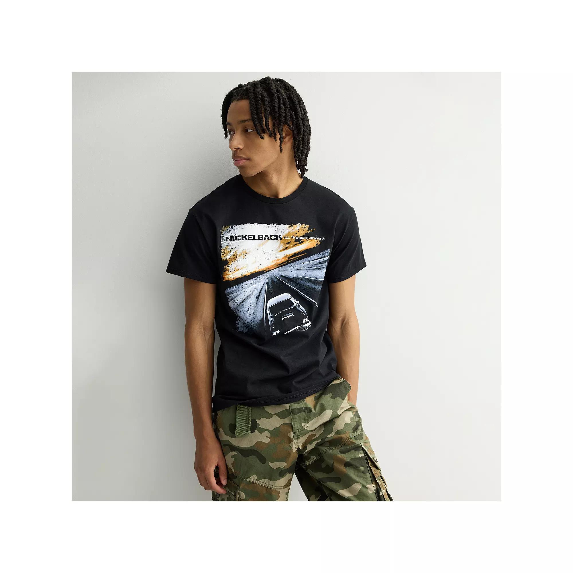 Men's Album Cover Graphic Tee,  Product Image