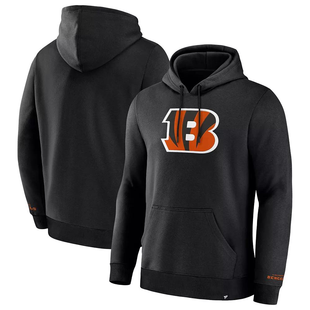 Men's Fanatics Black Cincinnati Bengals Legacy Fleece Pullover Hoodie,  Product Image