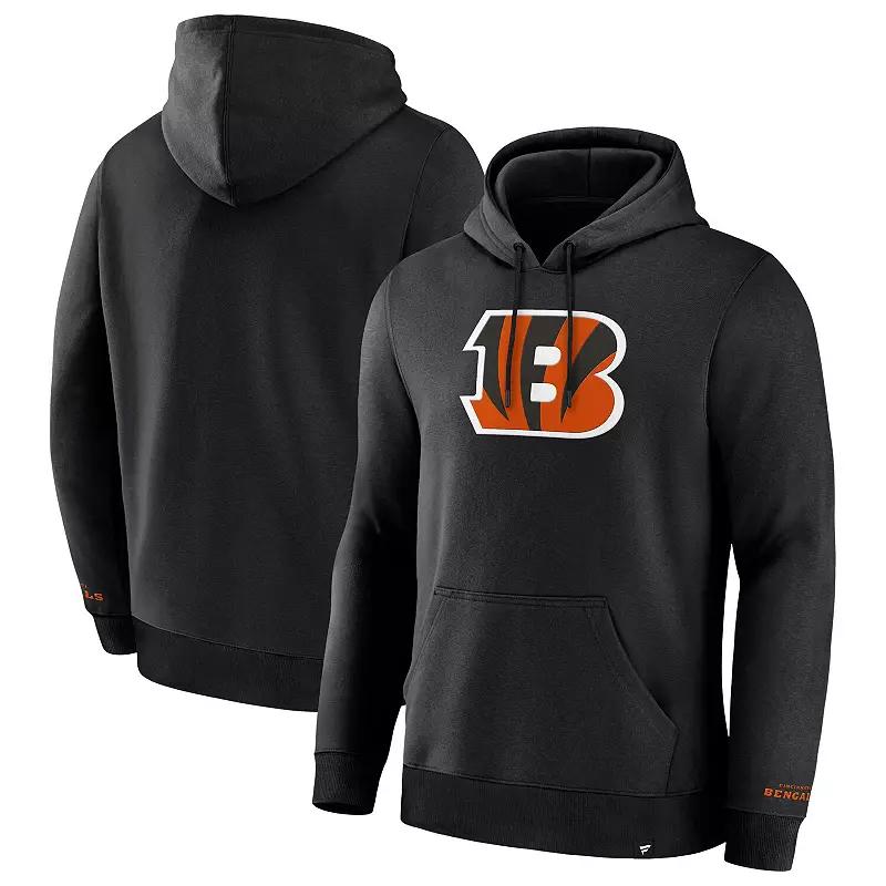 Men's Fanatics Black Cincinnati Bengals Legacy Fleece Pullover Hoodie,  Product Image