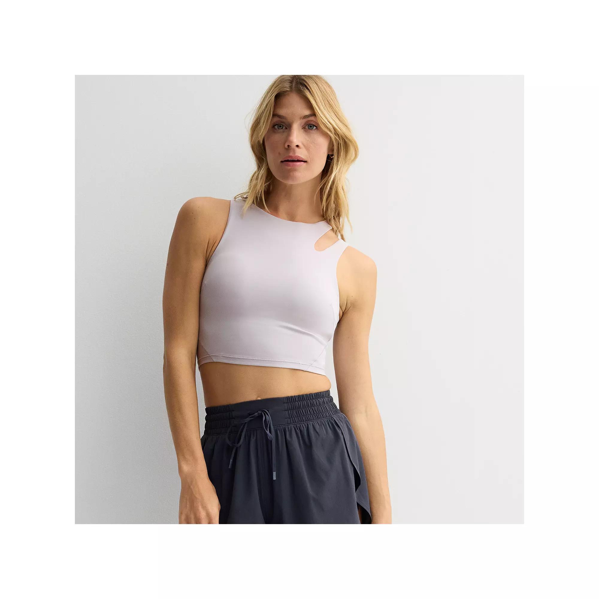 Women's FLX Affirmation Cut-Out Tank Top, Size: Large, Litho Purple Product Image