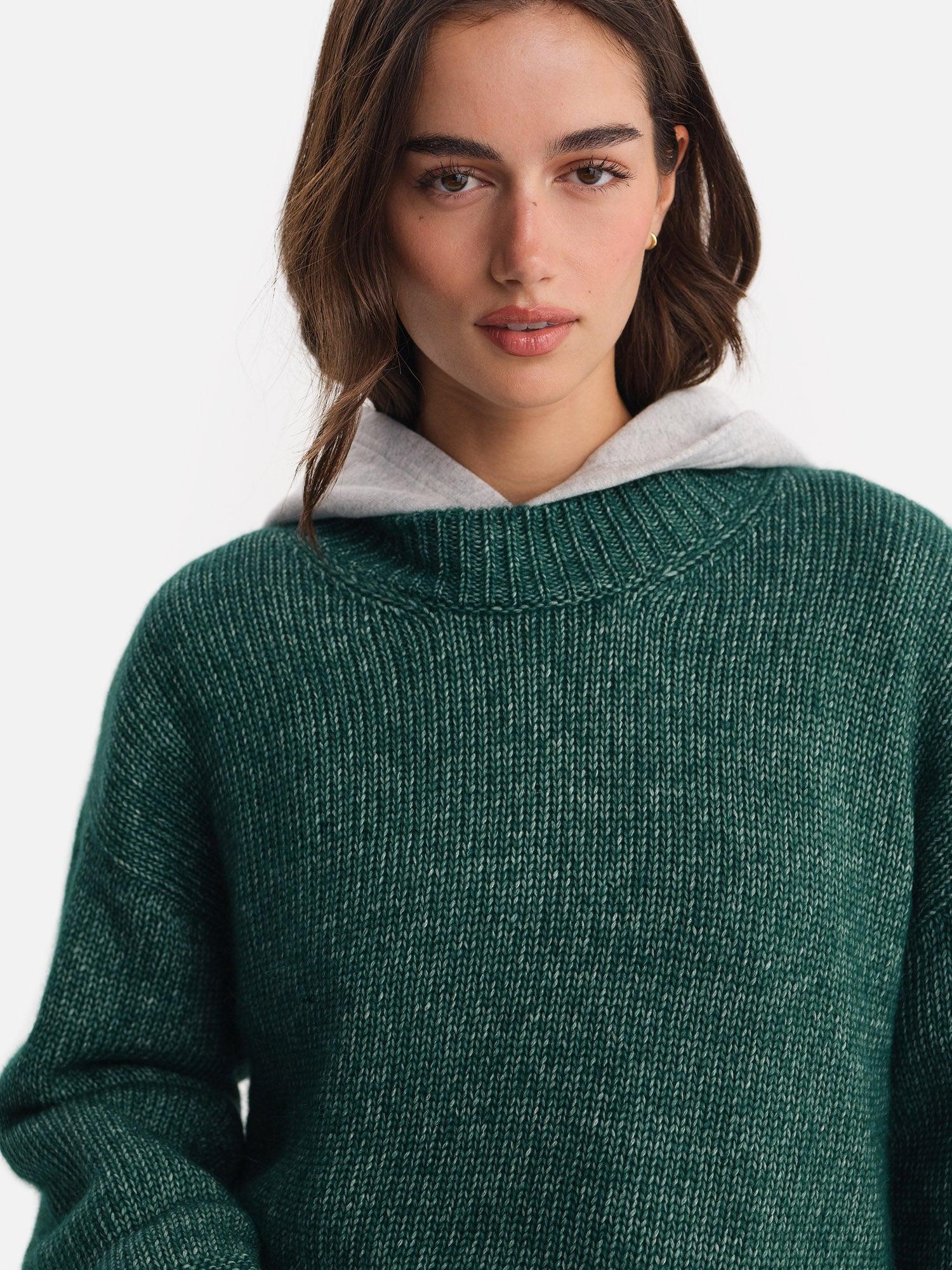 Luxe Alpaca Crewneck Pullover Female Product Image