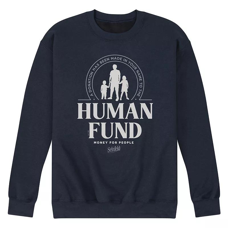 Men's Seinfeld The Human Fund Fleece Sweatshirt,  Product Image