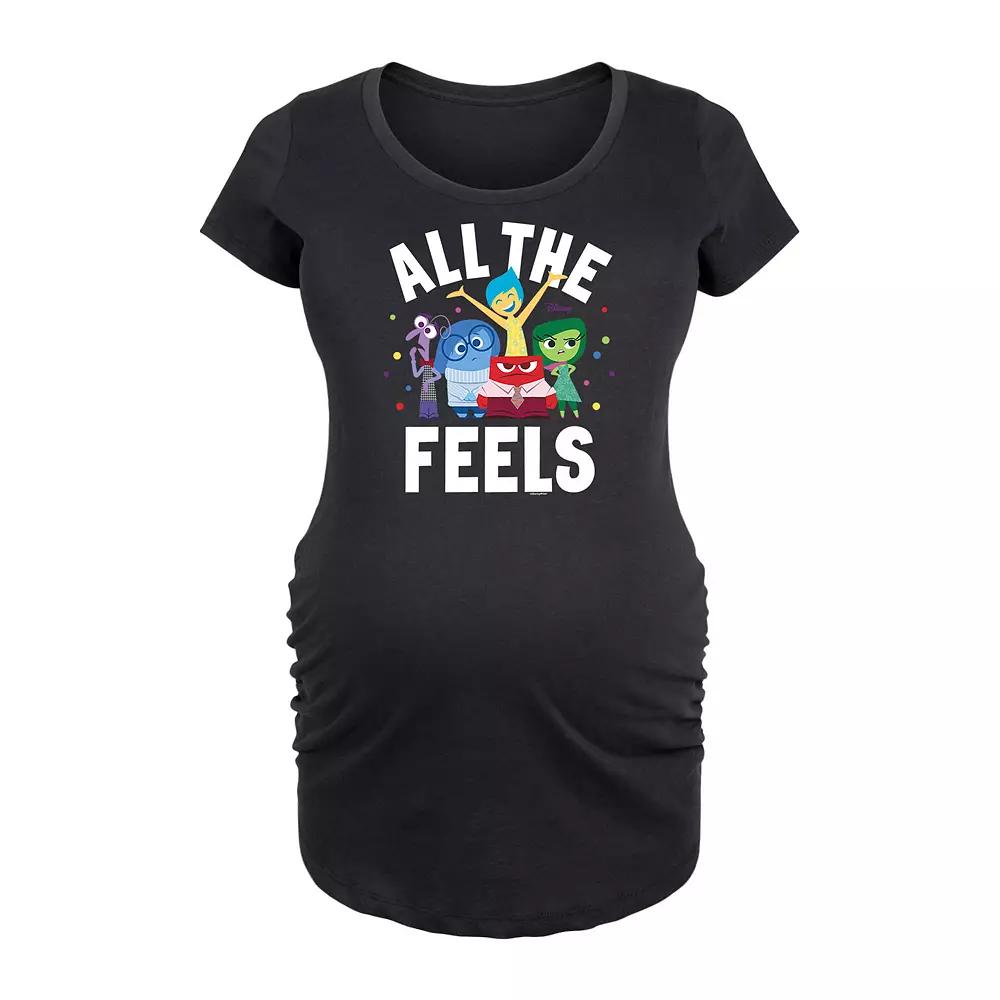 Disney / Pixar's Inside Out Maternity All The Feels Graphic Tee, Women's,  Product Image