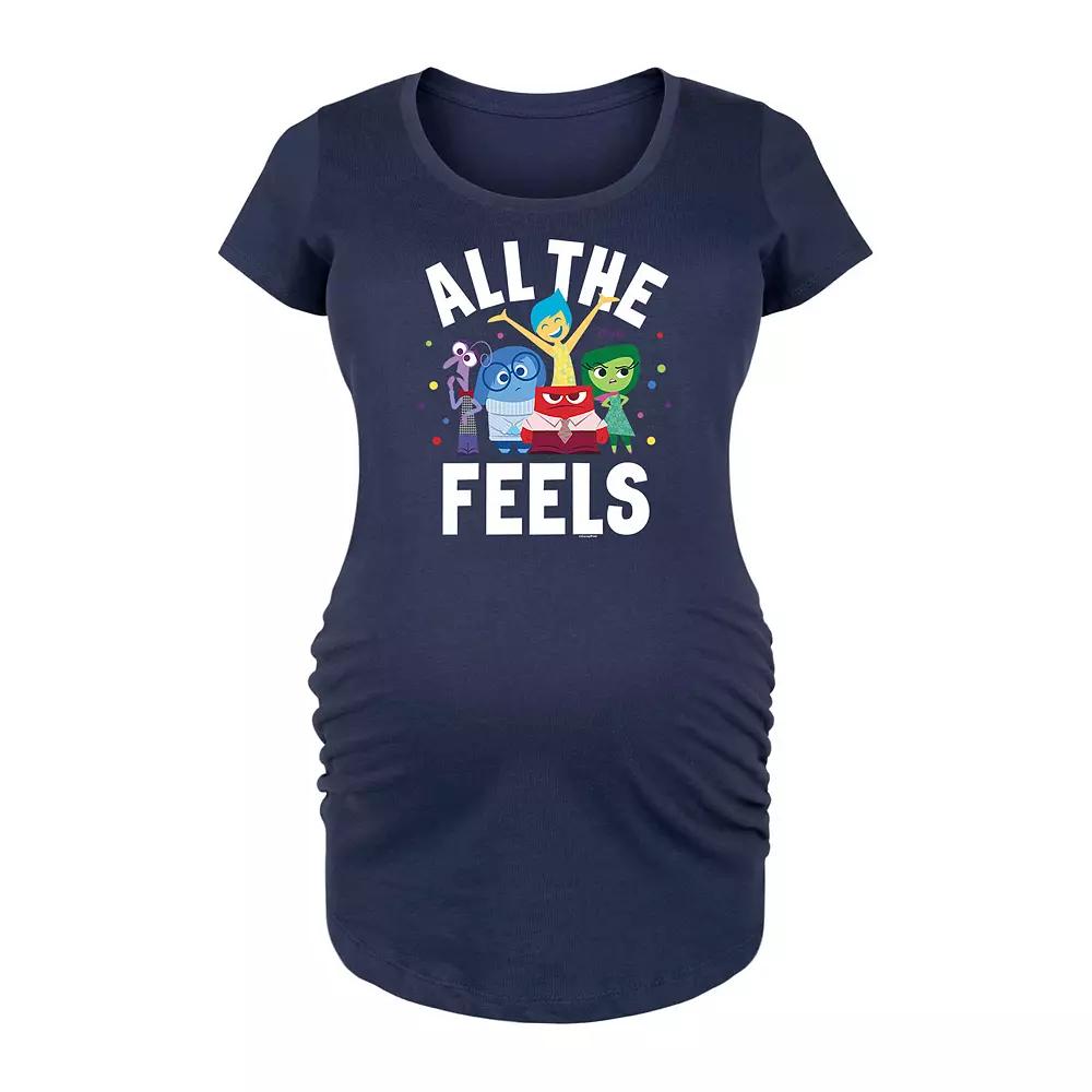 Disney / Pixar's Inside Out Maternity All The Feels Graphic Tee, Women's,  Product Image