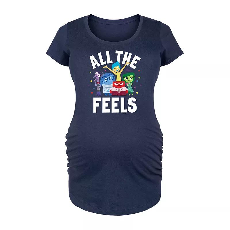 Disney / Pixar's Inside Out Maternity All The Feels Graphic Tee, Women's,  Product Image