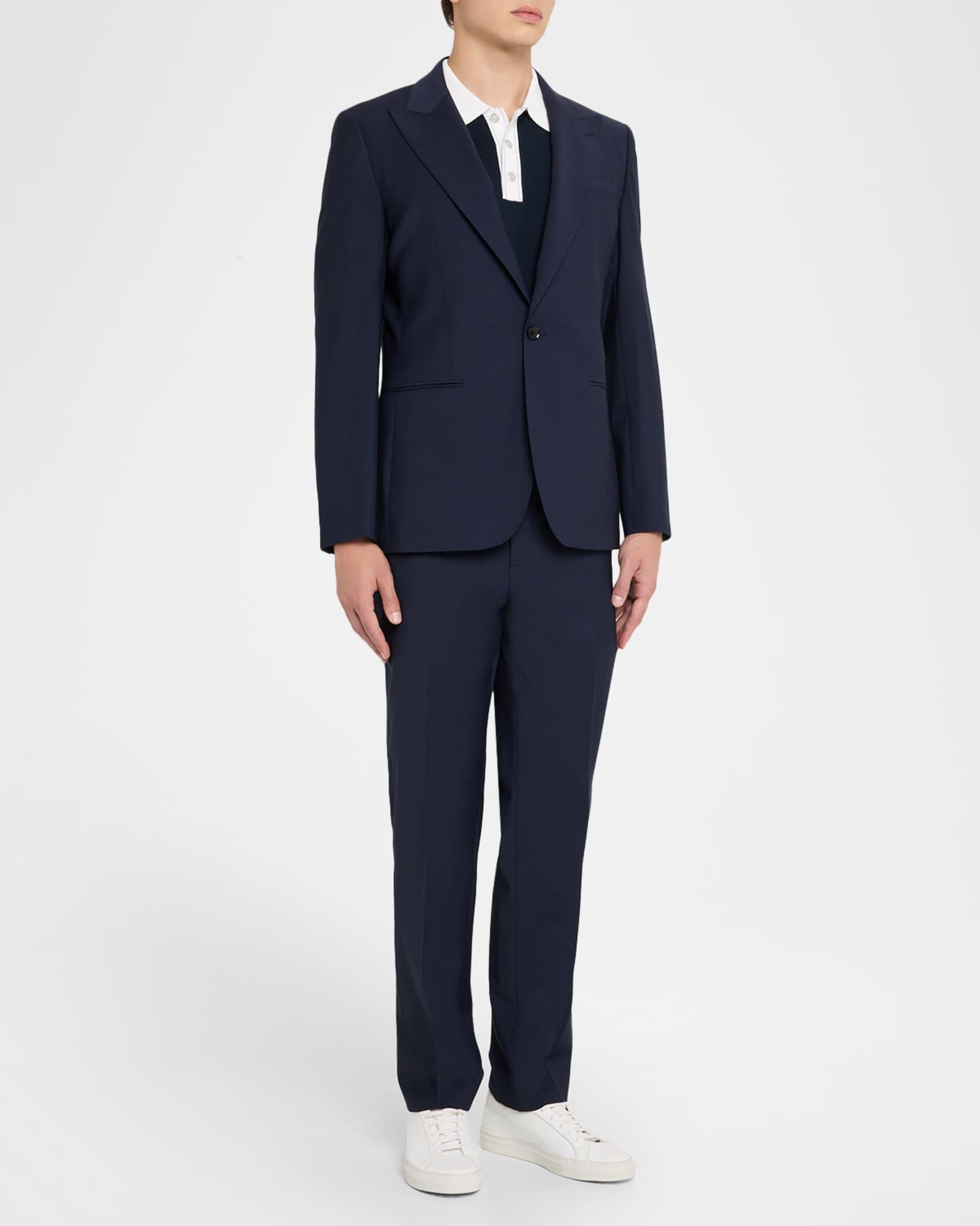 Men's Pentel Color-Block Knit Polo Shirt Product Image