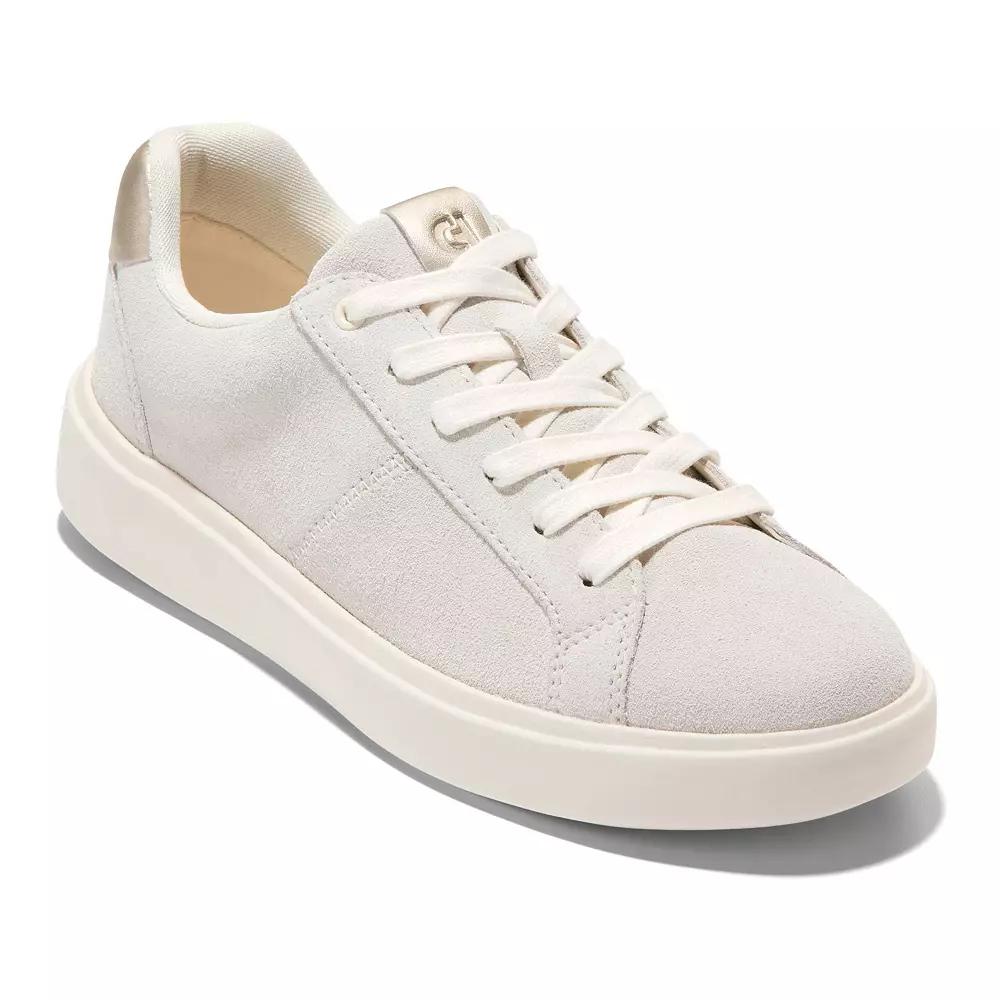 Cole Haan Grand Crosscourt Coaster Women's Sneakers, Size: 6.5, Ivory Dove Product Image