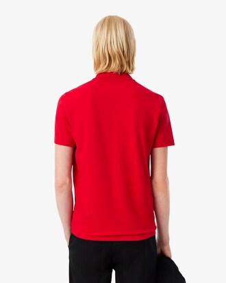 Regular Fit Cotton Blend Polo Shirt Product Image