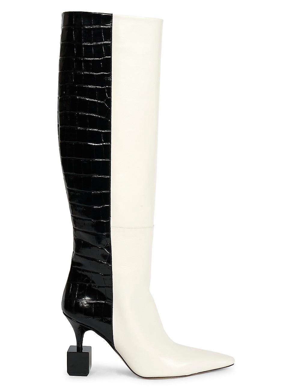 Womens Les Bottes Bisou 100MM Leather Boots Product Image