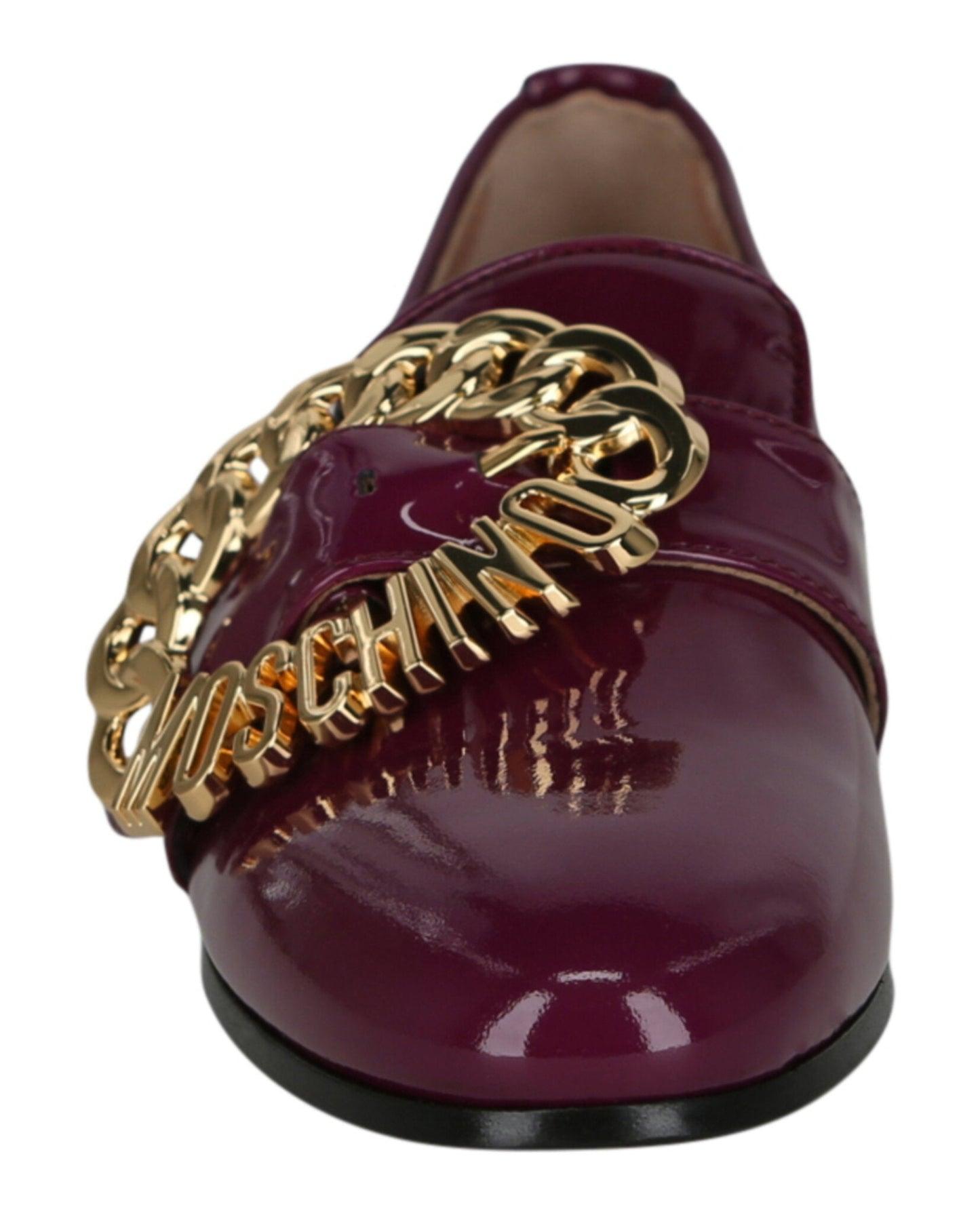 Moschino Logo Buckle Loafers Female Product Image