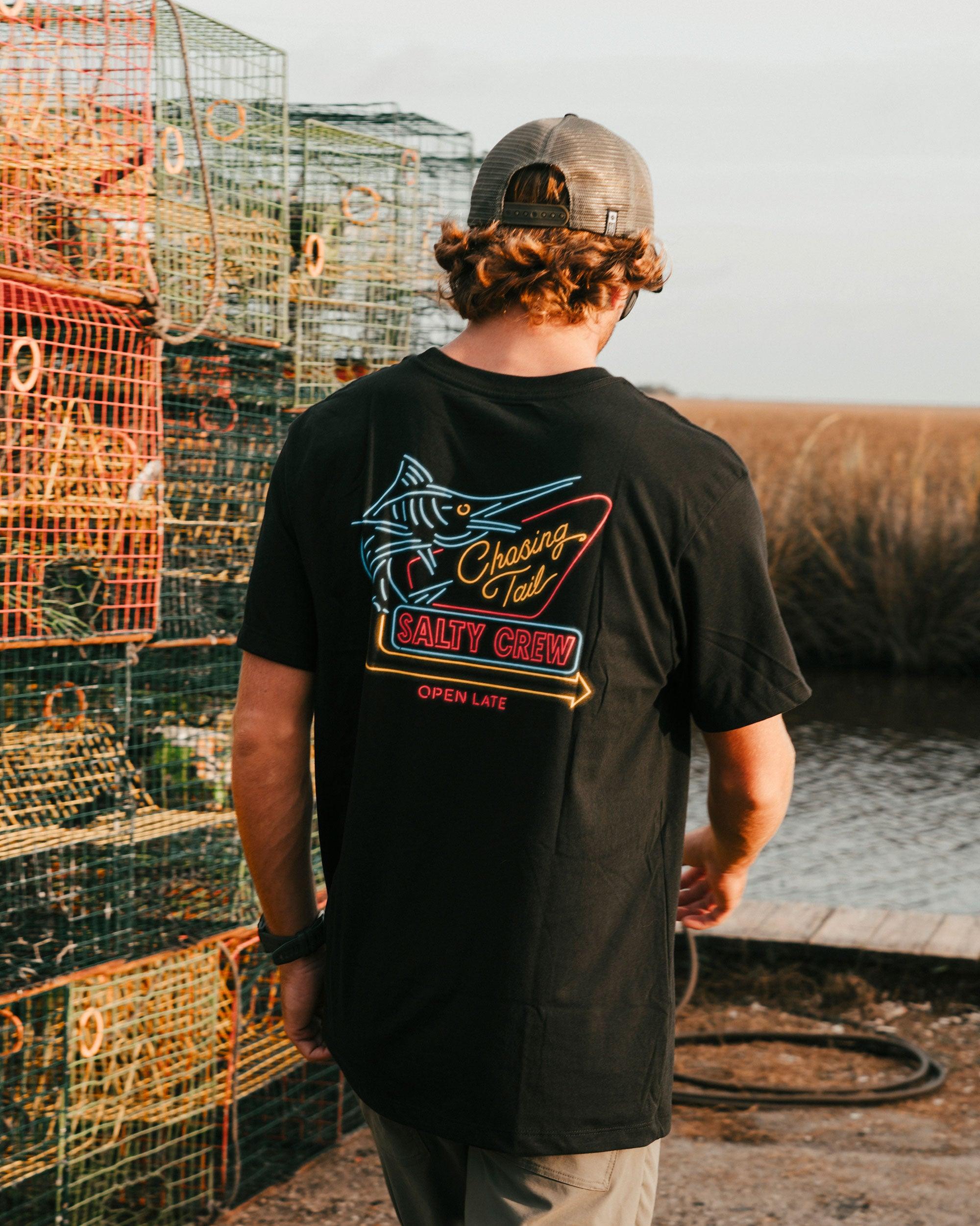 Neon Sign Tee - Black Male Product Image