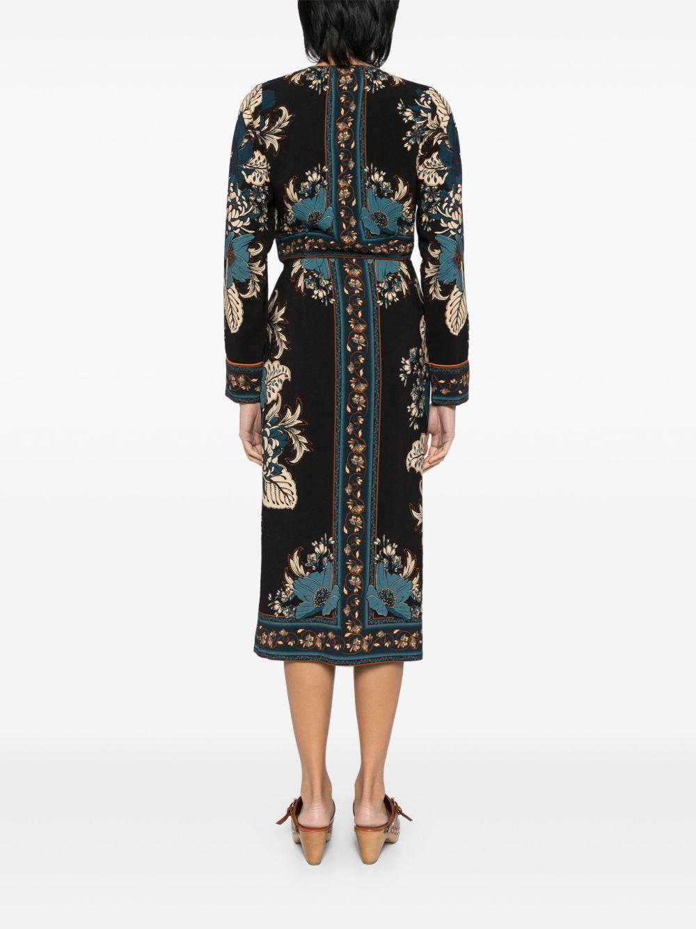 blossom tapestry midi dress Product Image