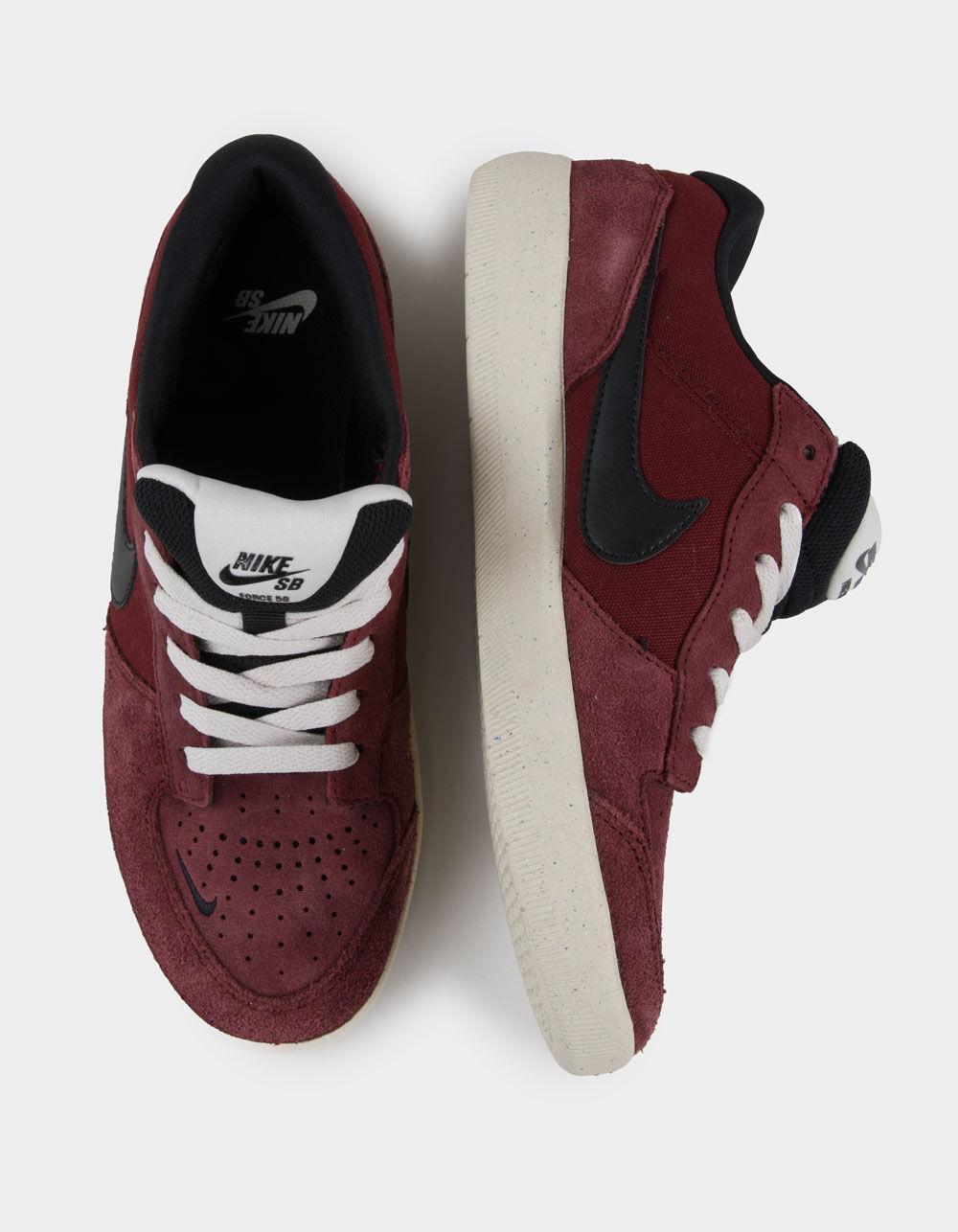 NIKE SB Force 58 Mens Shoes - DK RED Product Image