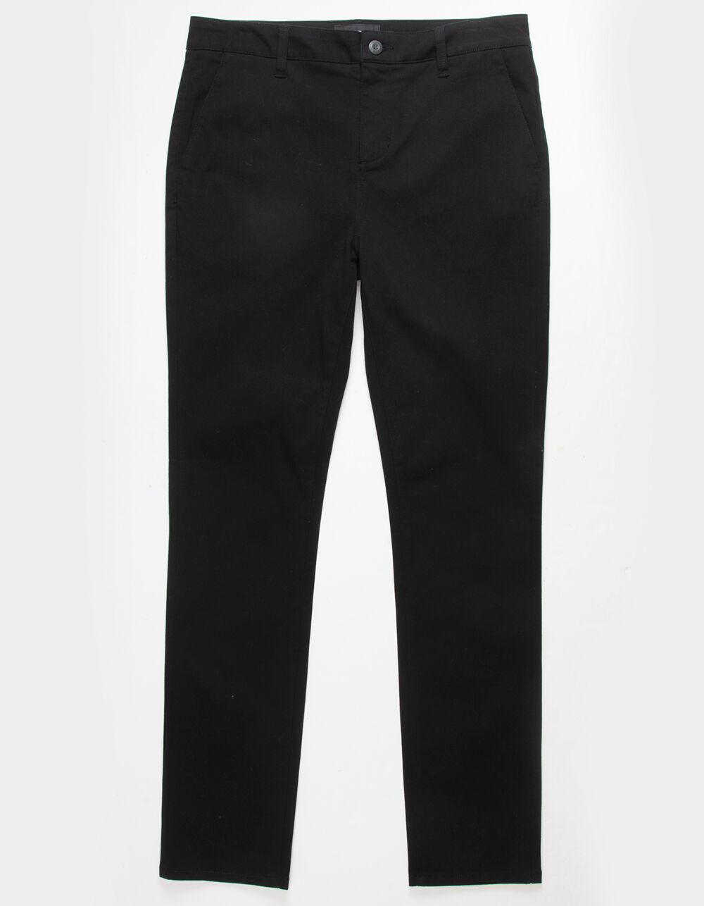 RSQ Mens Skinny Chino Pants - BLACK Product Image