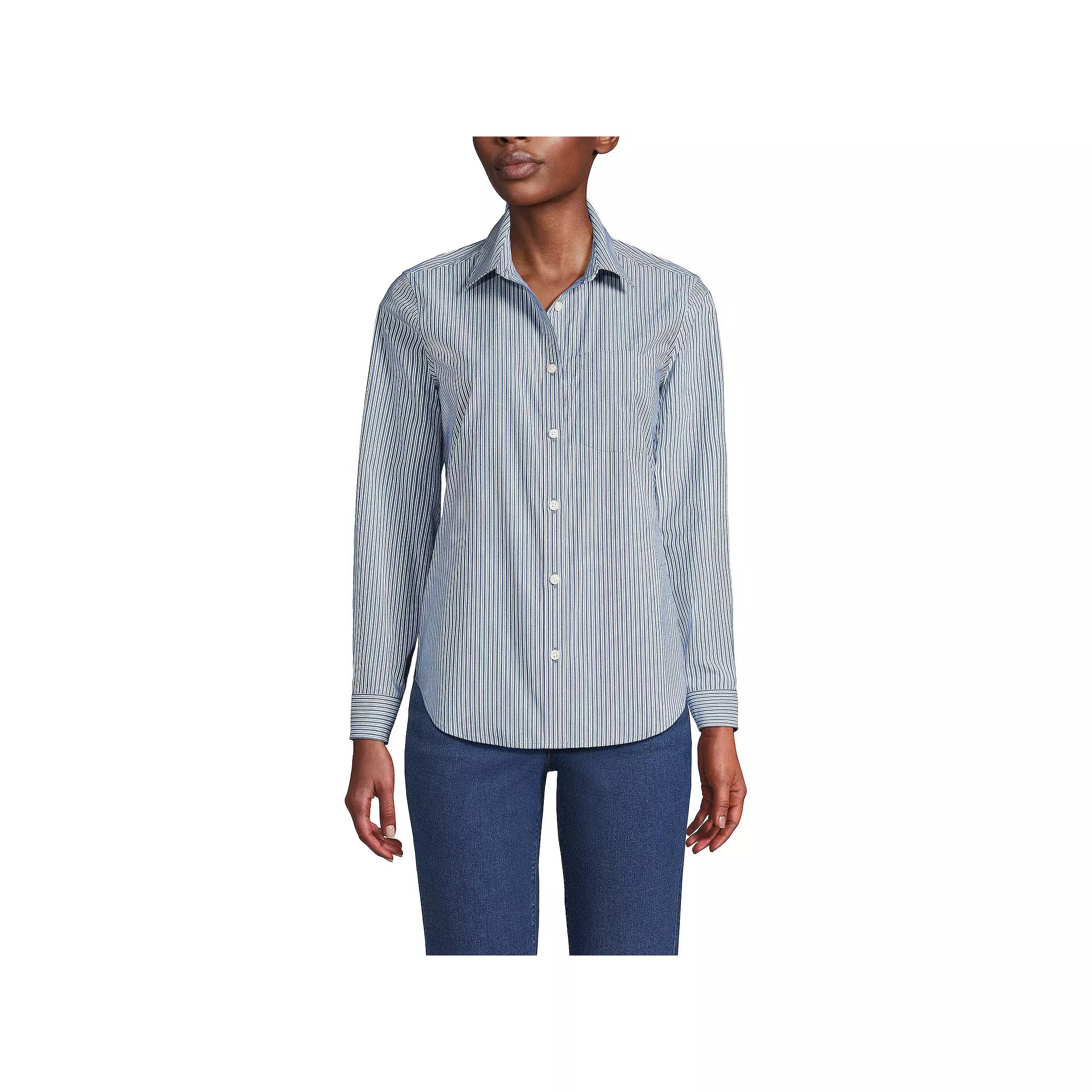 Women's Lands' End Cooling Button-Front Shirt,  Product Image