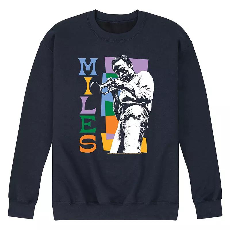 Men's Miles Davis Color Block Sweatshirt,  Product Image