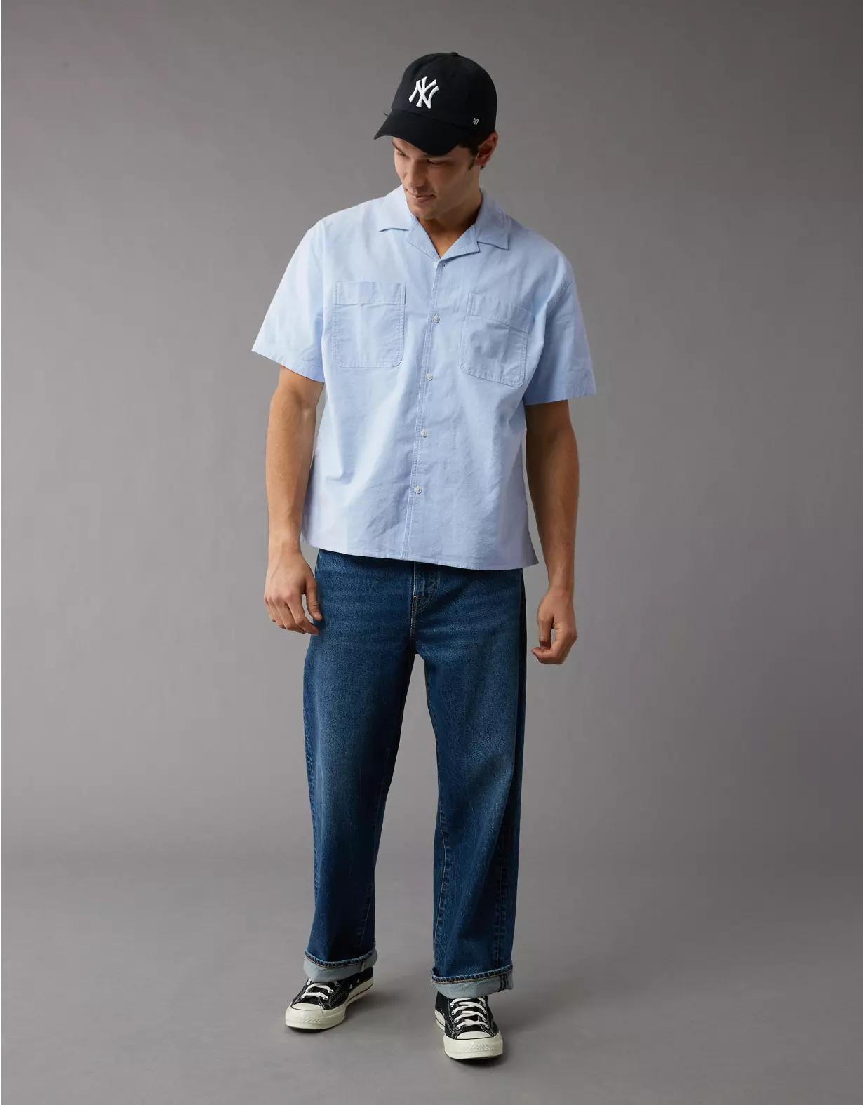 AE Poolside Button-Up Shirt Product Image