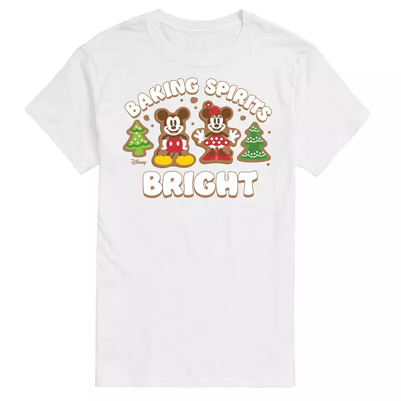 Disney's Mickey & Minnie Mouse Men's Baking Spirits Bright Graphic Tee,  Product Image